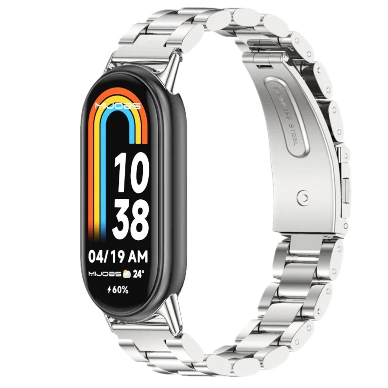 Cureluşă Xiaomi Strap Metal Smart Band 8/9 Silver 2
