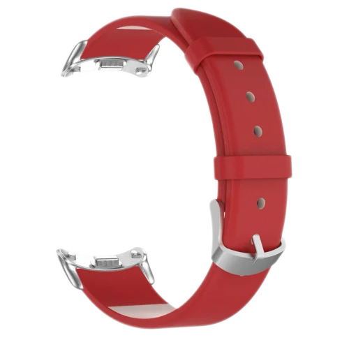 Xiaomi Strap Leather Smart Band 8/9 Red Ремешок