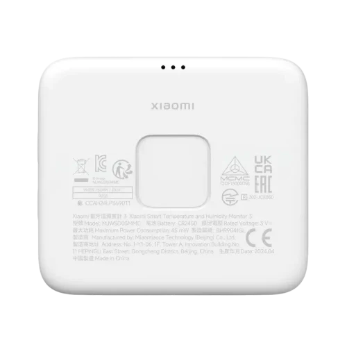 Senzor de temperatură și umiditate Xiaomi Mi Temperature and Humidity Monitor 3, White