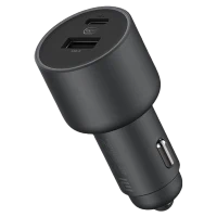 Автомобильная зарядка Xiaomi 100W Car Charger (USB-A + Type-C), Black