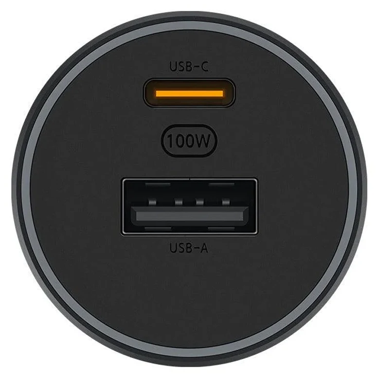 Автомобильная зарядка Xiaomi 100W Car Charger (USB-A + Type-C), Black 3