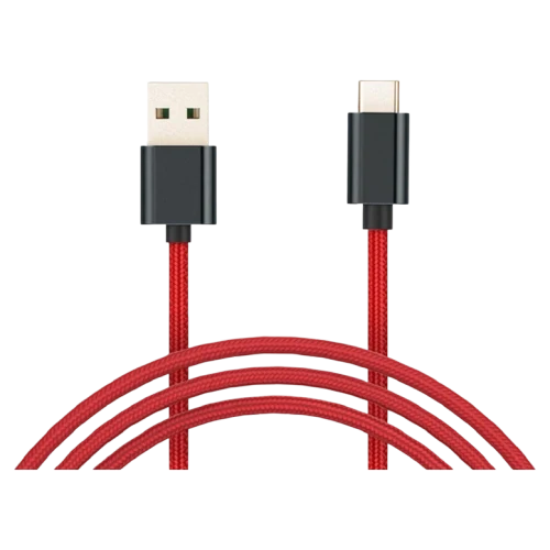 Cablu USB Xiaomi Mi Braided USB Type-C Cable 100cm, Red