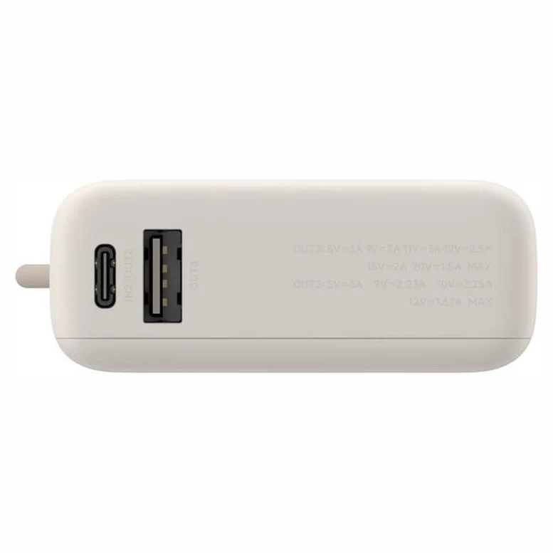 Портативное зарядное устройство Xiaomi Power Bank (Integrated Cable), Tan 3