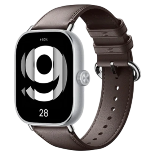 Curelușă Xiaomi Strap Leather Redmi Watch 4 / 5 /Band 8 Pro/9 Pro, Dark brown