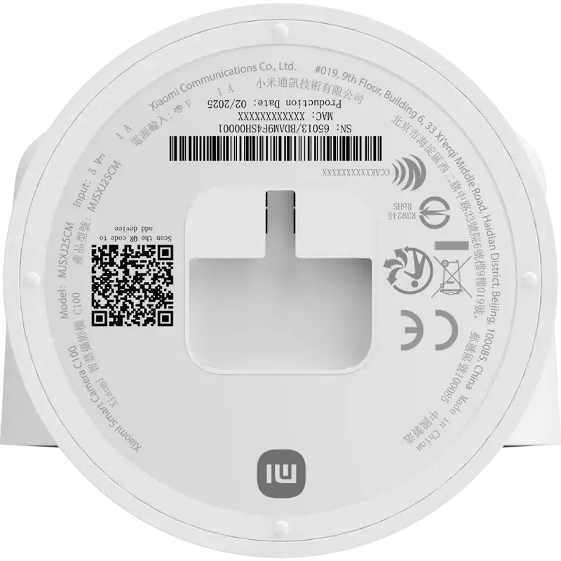 Camera de supraveghere Smart Xiaomi Home Camera C100, Alb 6