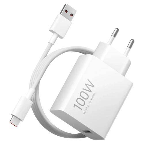 Încărcător Xiaomi 100W Charging Combo, Alb