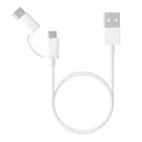 Кабель USB 2 в 1 Xiaomi (Micro USB/Type C) 100 см