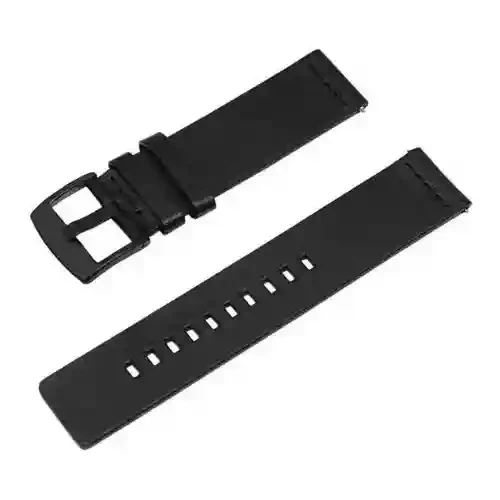 Ремешок кожаный 22mm Black