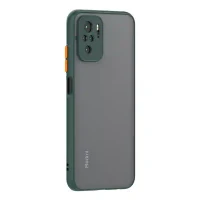 Shockproof armored matte case for Xiaomi Green