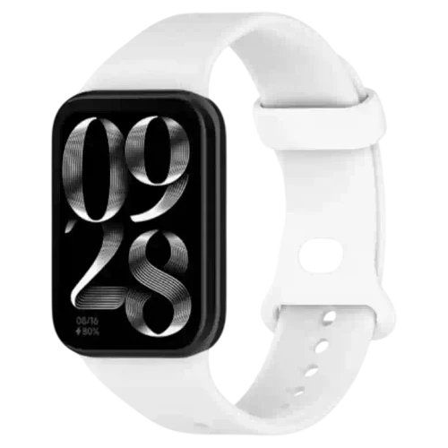 Curelușă Xiaomi Strap Silicon Redmi Watch 4 / 5 /Band 8 Pro/9 Pro White