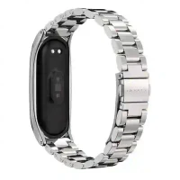 Curelușă din metal 2 pentru Mi Band 3/4/5/6 Silver 2