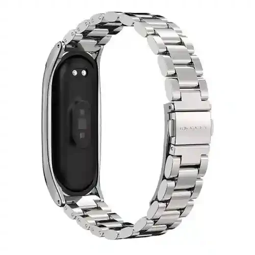 Curelușă din metal 2 pentru Mi Band 3/4/5/6 Silver 2