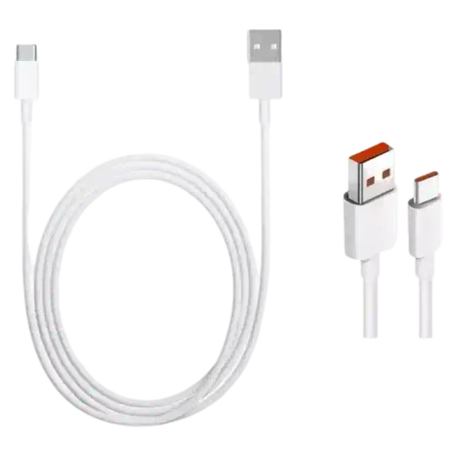 Кабель Mi Fast Charger 6A USB to Type-C 100cm, White