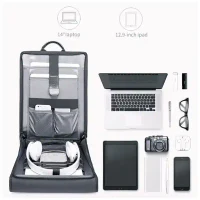 Xiaomi Youpin Business Backpack (Anti-theft Waterproof Anti-scratch) Grey 4