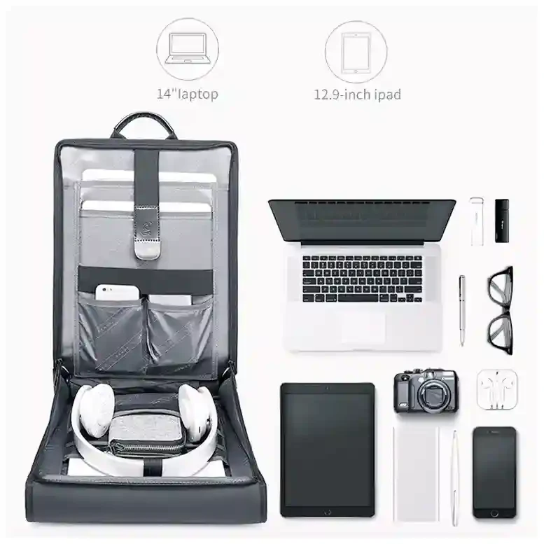 Xiaomi Youpin Business Backpack (Anti-theft Waterproof Anti-scratch) Grey 4