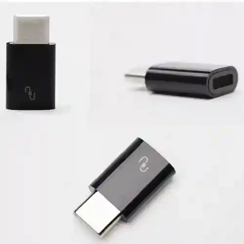 Адаптер USB Type-C to Micro USB Черный 3