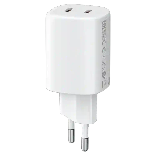 Încărcător Xiaomi 45W Nano Turbo Charging Power Adapter (2-Port), White