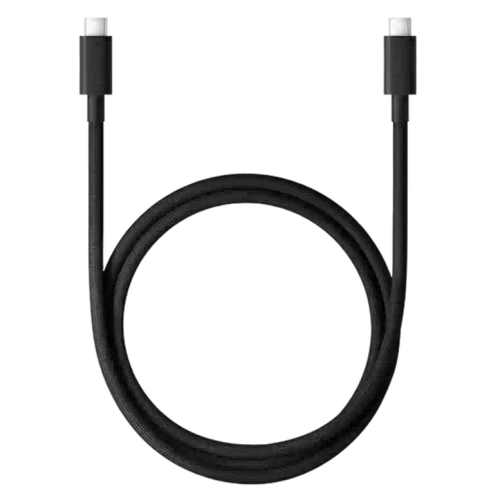 Плетенный кабель Xiaomi 6A Type-C to Type-C High-speed USB4 100см, Черный
