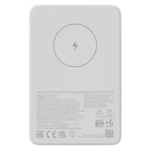 Acumulator extern Xiaomi 5000mAh Magnetic, White