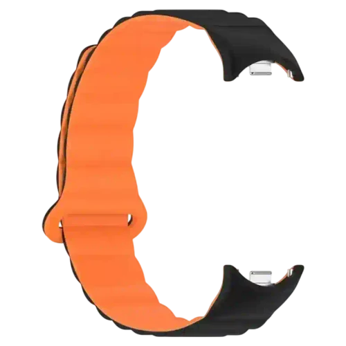 Ремешок Xiaomi Strap Magnetic Smart Band 8/9/10 Black/Orange