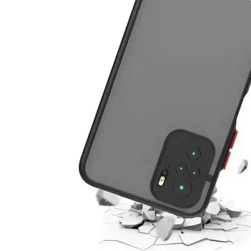 Shockproof armored matte case for Xiaomi Blue