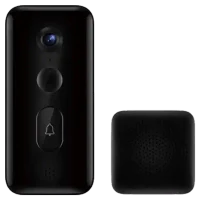 Sonerie inteligentă Xiaomi Smart Doorbell 3s, Negru