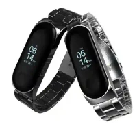 Ремешок металлический для Mi Band 3/4 Silver 2