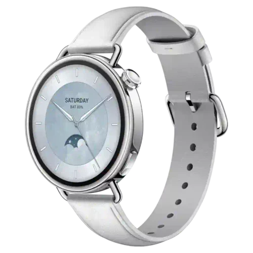 Xiaomi Watch S4 41mm Leather Strap White