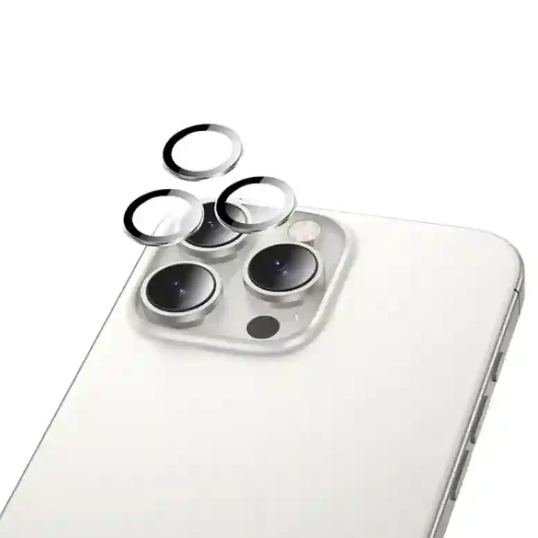 Sticlă de protecție HOCO Invisible 3D pentru lentilă iPhone 16 Pro/16 Pro Max (V15), Black 2