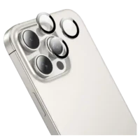 Sticlă de protecție HOCO Invisible 3D pentru lentilă iPhone 16 Pro/16 Pro Max (V15), Black