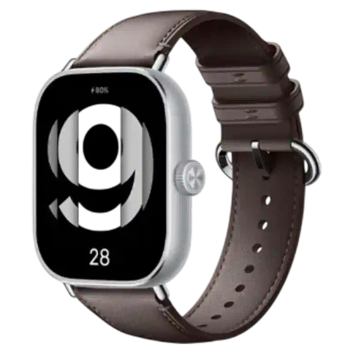 Curelușă Xiaomi Strap Leather Redmi Watch 4 / 5 /Band 8 Pro/9 Pro, Dark brown