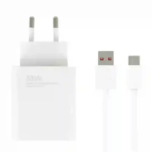 Xiaomi 33W Charging Combo (Type-A) + Cablu Type-C