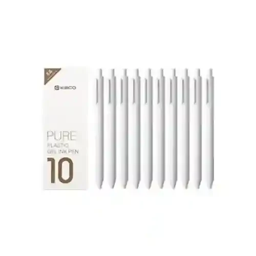 Набор гелевых ручек Xiaomi KACO Белые (10 штук) 2
