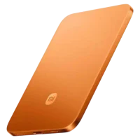 Baterie externă Xiaomi UltraThin Magnetic 5000, Portocaliu