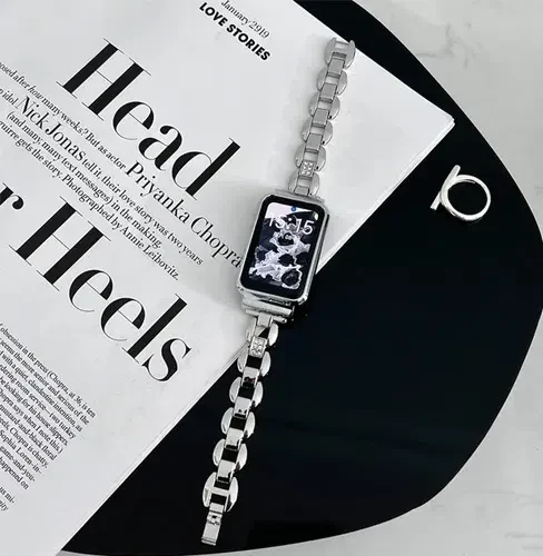 Ремешок металлический для Smart Band 7 Pro Model A8 Silver