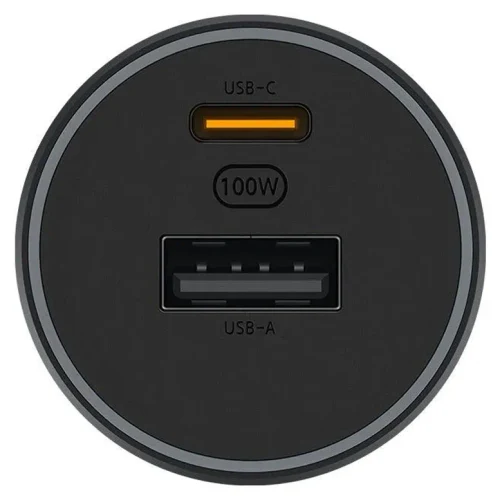 Автомобильная зарядка Xiaomi 100W Car Charger (USB-A + Type-C), Black