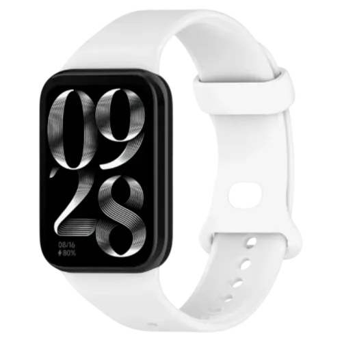 Curelușă Xiaomi Strap Silicon Redmi Watch 4 / 5 /Band 8 Pro/9 Pro White