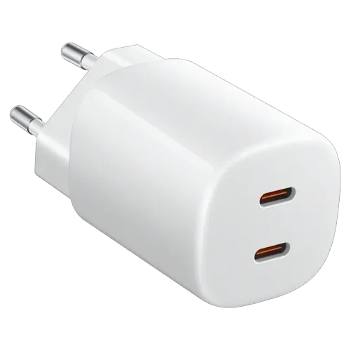 Încărcător Xiaomi 45W Nano Turbo Charging Power Adapter (2-Port), White