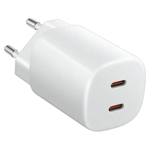 Зарядное устройство Xiaomi 45W Nano Turbo Charging Power Adapter (2-Port), White