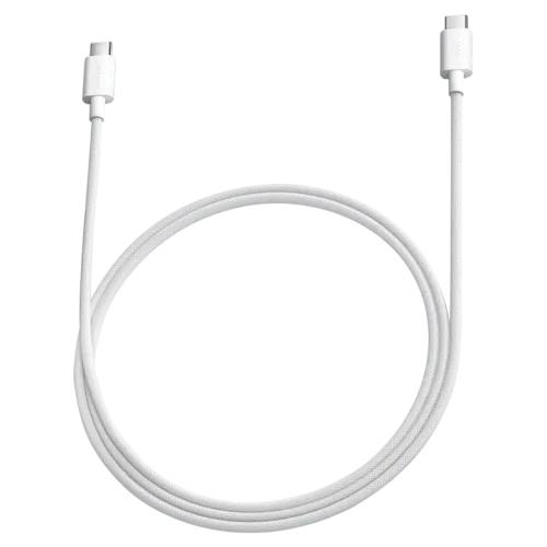 Cablu impletit Xiaomi Type-C to Type-C 100cm, Alb