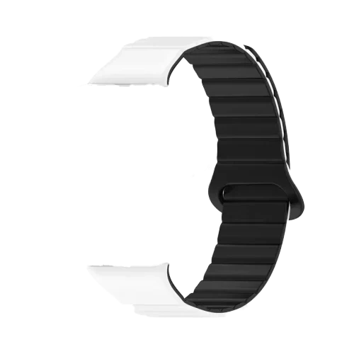 Ремешок для Band 8 Pro / 9 Pro / Redmi Watch 4 Magnetic White-Black