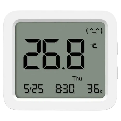 Датчик температуры и влажности Xiaomi Mi Temperature and Humidity Monitor 3, White