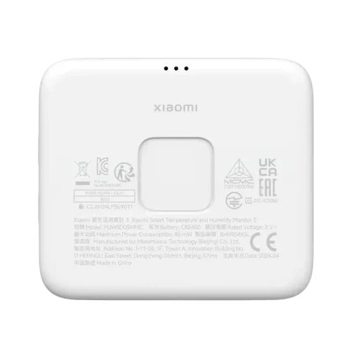 Датчик температуры и влажности Xiaomi Mi Temperature and Humidity Monitor 3, White