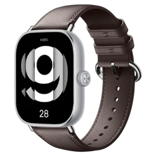 Curelușă Xiaomi Strap Leather Redmi Watch 4 / 5 /Band 8 Pro/9 Pro, Dark brown