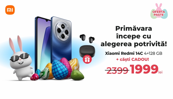 Spring SALES - Redmi 14C + CADOU!
