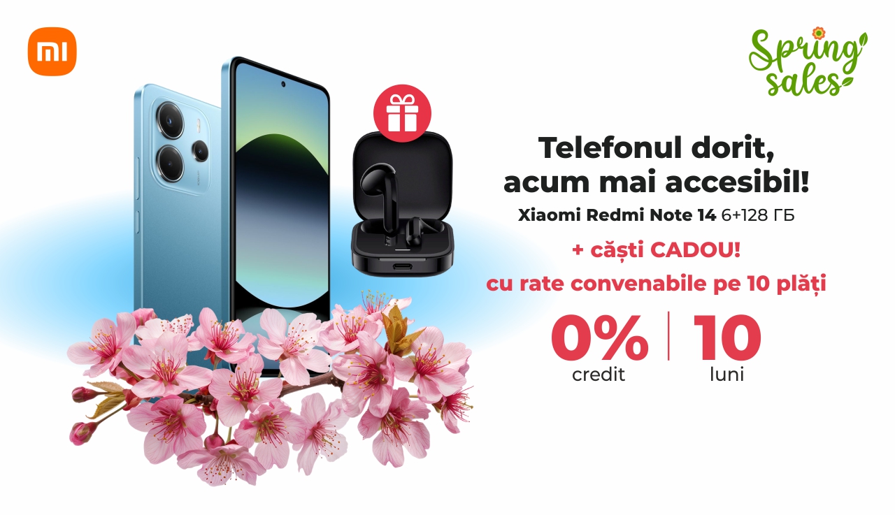 Spring SALES - Redmi Note 14 + CADOU!