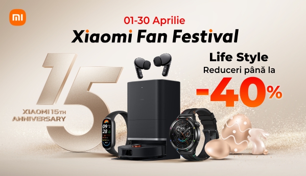 Life Style - Reduceri până la -40% - Xiaomi Fan Festival