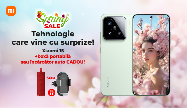 Spring SALE - Xiaomi 15 + Cadouri!