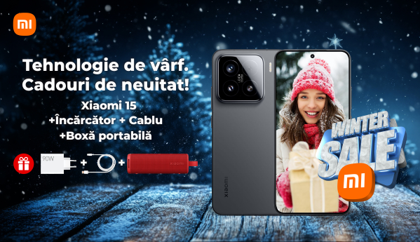 Winter SALE - Xiaomi 15 + Cadouri!