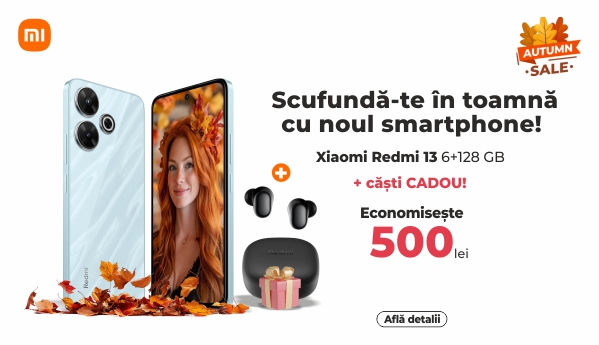 Autumn SALE - Xiaomi Redmi 13 6/128 GB + CADOU!